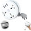 Retractable Travel Power Strip 3 Outlets 3 USB 2.8M 1