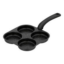 Cast Iron Egg Boiler and Frying Pan 4-in-1 Non-Stick
