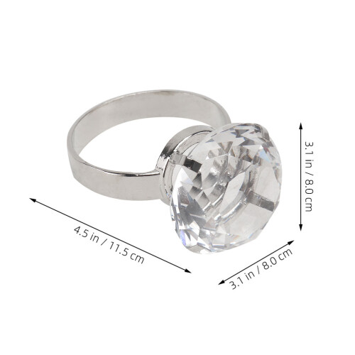 Wedding Ring Prop for Simulation Decoration Large 2