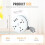 Retractable Travel Power Strip 3 Outlets 3 USB 2.8M 5