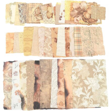 Scrapbook Paper Pack Vintage Flower 100 Sheets