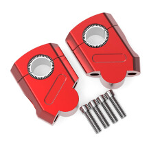 Motorcycle Handlebar Risers Ergonomic Adjustable 2-Pack