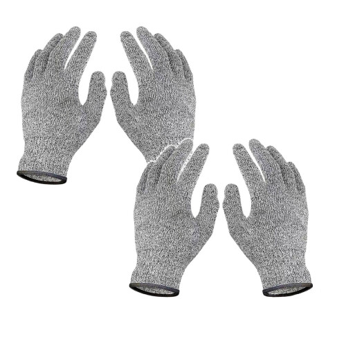 Cut Proof Gloves Level 5 Kitchen Work Gloves 2 Pairs