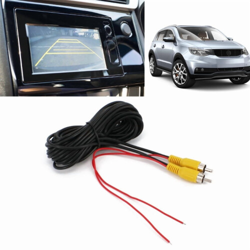 Car Backup Camera Video Cable Shielded Extension 15m 2