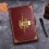 A5 Password Notebook with Lock Imitation Leather Vintage 4