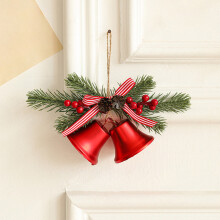 Christmas Bow Ornament Vintage Large Staircase Wreath Topper