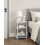Bedside Table - Steel Frame - Industrial Style - 3-Tier Design 3