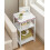 Bedside Table - Steel Frame - Industrial Style - 3-Tier Design 8
