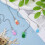 Iron Pull Chain Set with Resin Turtle Charms 13.66 in 5