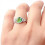 Silver Birthstone Ring for Women Non-Tarnish Stackable Ring 4