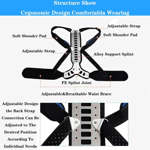 Posture Corrector Back Support for Hunched Back Kyphosis 1