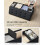 Foldable Storage Ottoman - Velvet - Ink Black - Includes 2 Extra Storage Boxes 4