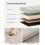 Foldable Ottoman - Velvet - Gray - Multi-functional Storage Bench with Extra Storage Boxes 3