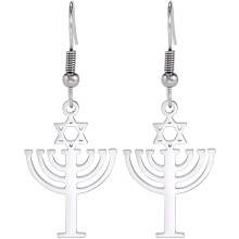 Hanukkah Star of David Dangle Earrings for Women