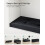 Foldable Storage Ottoman - Velvet - Ink Black - Includes 2 Extra Storage Boxes 6