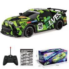 RC Drift Car for Kids 1/18 Scale with Lights and Dual Tires