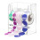 Adjustable Acrylic Label Dispenser with 4 Disks 1