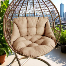 Hammock Chair Cushion Round Thick Nest Seat and Back Pillow