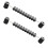 Black Foosball Score Counter Strip 2 pcs 3