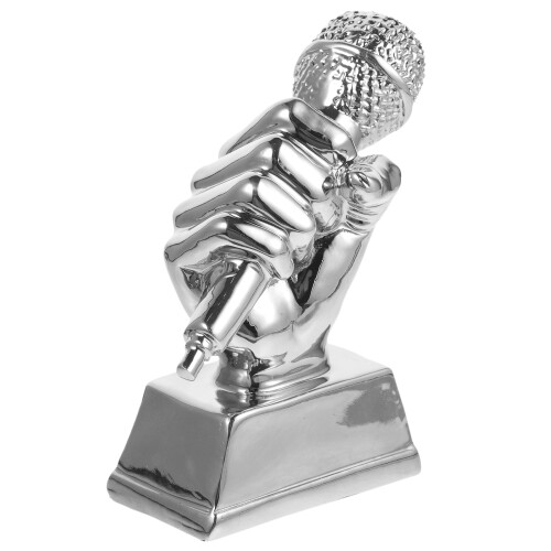 Microphone Trophy for Student Singing Competition 2