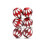 Shatterproof Christmas Ornaments Set Red Green White 12pcs 1