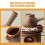 Hemoton clay teapot and tea container set vintage 7