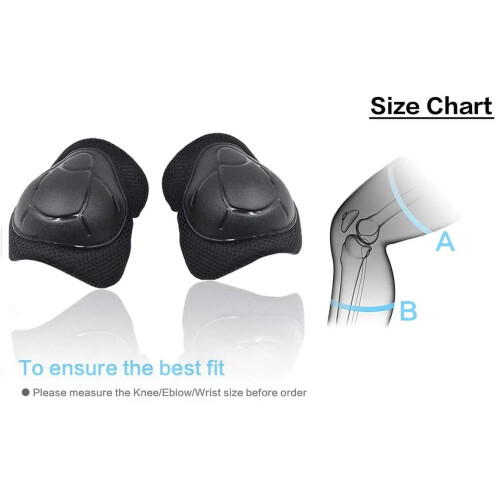 Skating Protective Gear Set Kids Knee Elbow Pads 2