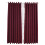 Wine Red Thermal Blackout Curtains 1 Set 6