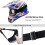 Motorcycle Goggles Black Frame Colored Lens 7