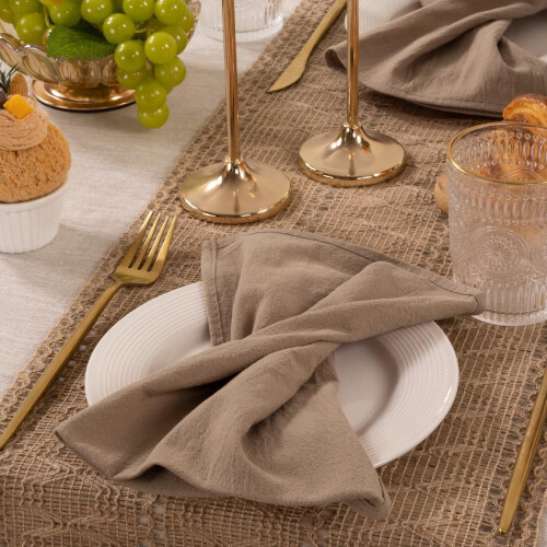 Green Easter Cloth Napkins Linen Cotton 6-Pack 1