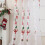 Christmas Curtains Santa Embroidery Rectangular White Fabric 5