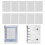 PVC Clear Cover 5-Ring Loose Leaf Paper Pack 10 Pages 1