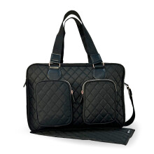 Deluxe Changing Bag - Black Quilted