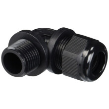 Cable Gland NPT 90 Degree Nylon 1/2 Inch 0.39-0.51 Inch