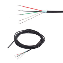 Shielded 4-Conductor Guitar Pickup Cable 24AWG 3m