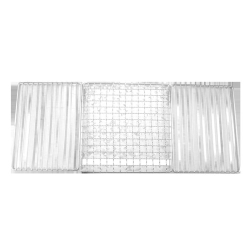 Stainless Steel Camping Charcoal Grill Folding BBQ Plate