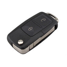 Flip Car Remote Key Fob for VW Seat 2 Buttons 434MHz 48 Chip