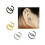 Fake Nose Ring Studs No Piercing 4 Pieces 8