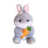 Plush Bunny Stuffed Animal Soft Rabbit Doll with Long Ears 2