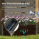 34 x 69.5cm Garden Planter Box, with Back Trellis, Grey 8