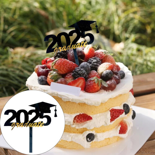 Cake Inserts Class of 2025 Graduation Cupcake Toppers 2