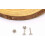5mm Triangle Lightning Cross Hollow Circle Stud Earrings 7