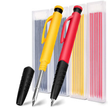 Woodworking Scriber Set Metal Case 24 Erasable 3.0mm Leads