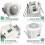 Mini Recessed Ceiling PIR Motion Sensor Switch 110V-240V 8