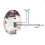 Mini Recessed Ceiling PIR Motion Sensor Switch 110V-240V 2