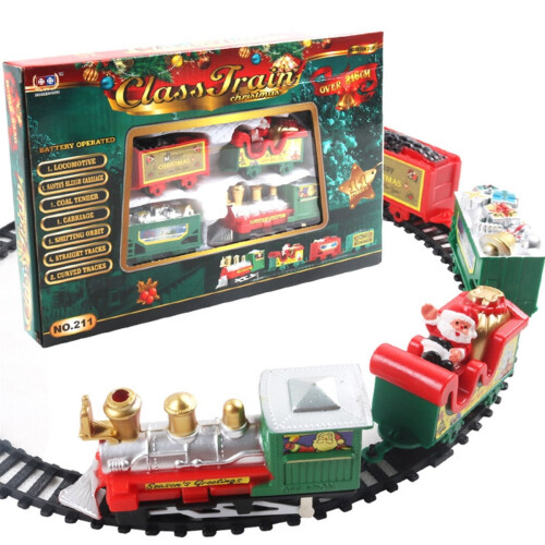 Electric Classic Train Set with Lights and Sound, Battery 1