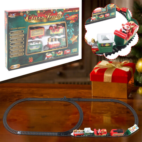 Electric Classic Train Set with Lights and Sound, Battery 2