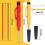 Woodworking Scriber Set Metal Case 24 Erasable 3.0mm Leads 2