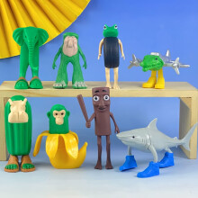 Brainrot Tralalero Tralala Toy Figures Set of 8
