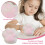 Cat Paw Shaped Plush Pillow Cushion Pink 4